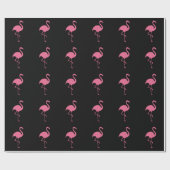 Tropischer Flamingo modisch Geschenkpapier (Flach)