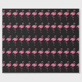 Tropischer Flamingo modisch Geschenkpapier (Flach)