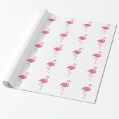 Tropischer Flamingo modisch Geschenkpapier (Ungerollt)