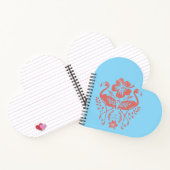Tropischer Flamingo Notizblock (Innenseite)