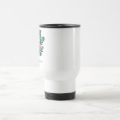 Tropischer Flamingo - Personalisierter Reisebecher (Mittel)