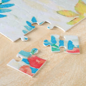 Tropischer Flamingo Puzzle (Seite)