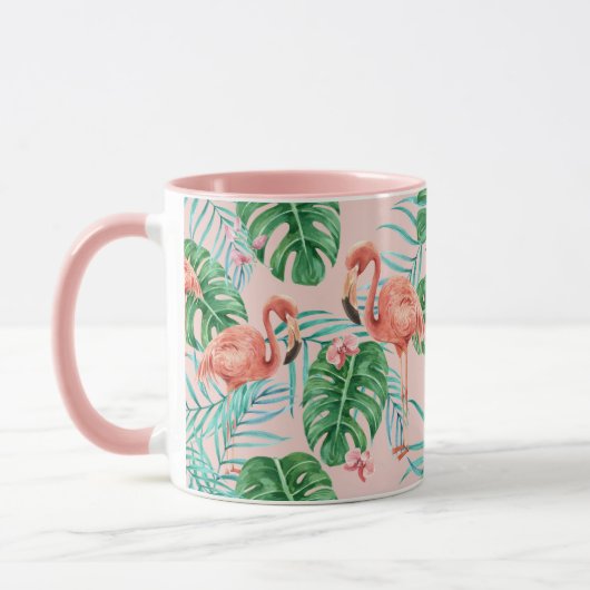 Tropischer Flamingo Tasse (Links)