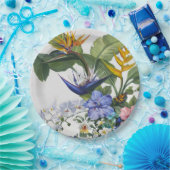 Tropischer floraler Cocktail Napkin Pappteller (Party)