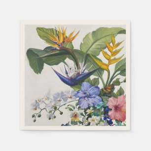 Tropischer floraler Cocktail Napkin Serviette