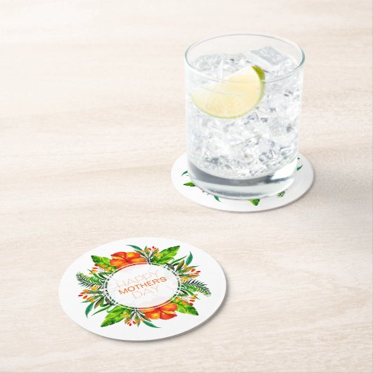 Tropischer floraler Muttertag | UNTERSETZER (Vor Ort)