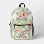 Tropischer floraler Rucksack (Vorderseite)