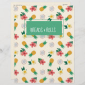 Tropischer Folienzähler/Index (Vorne/Hinten)