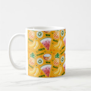 Tropischer Fruchtbecher Kaffeetasse