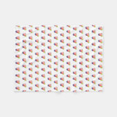 Tropischer Fruchtcocktail Fleecedecke (Vorderseite (Horizontal))