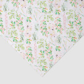 Tropischer Frühlings-Girly personalisiertes Seidenpapier (Ausschnitt)