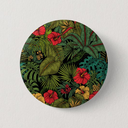 Tropischer Garten Button (Vorderseite)