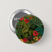 Tropischer Garten Button (Vorne & Hinten)