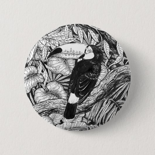 Tropischer Garten Button (Vorderseite)