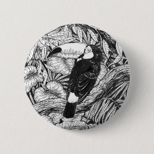 Tropischer Garten Button