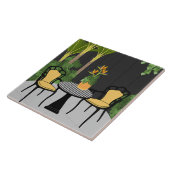 Tropischer Garten Fliese (Seite)