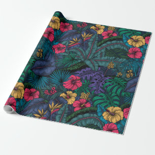 Tropischer Garten Geschenkpapier