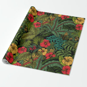 Tropischer Garten Geschenkpapier