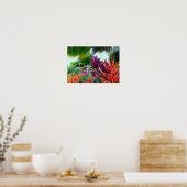 Tropischer Garten im Paradies Print Poster (Küche)