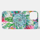 Tropischer Garten iPhone Hülle (Rückseite (Horizontal))