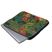 Tropischer Garten Laptopschutzhülle (Vorne Knopf)