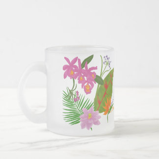 Tropischer Garten-Matte Tasse
