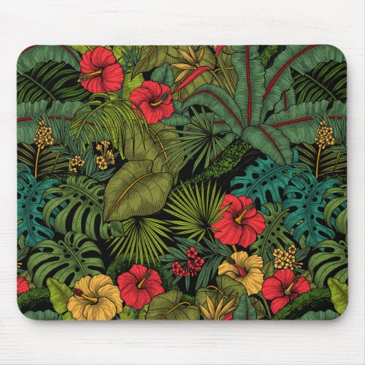 Tropischer Garten Mousepad (Vorne)