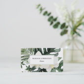 Tropischer Garten: Parco delle camelie Locarno  Visitenkarte (Stehend Vorderseite)