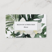 Tropischer Garten: Parco delle camelie Locarno Visitenkarte (Vorderseite)