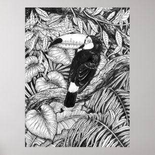 Tropischer Garten Poster