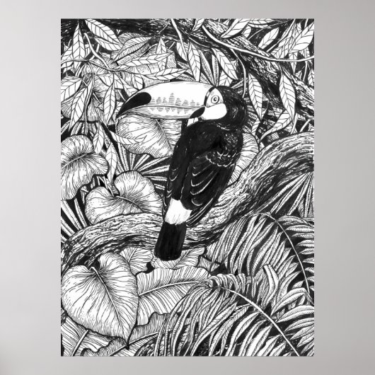 Tropischer Garten Poster (Vorne)