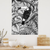 Tropischer Garten Poster (Küche)