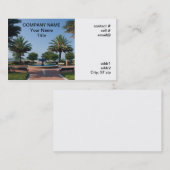 tropischer Garten Visitenkarte (Vorne/Hinten)