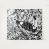 Tropischer Garten Wandteppich (Vorderseite (Horizontal))