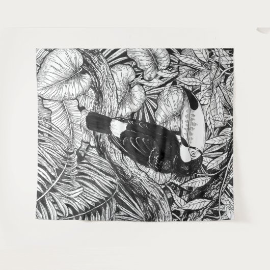 Tropischer Garten Wandteppich (Vorderseite (Horizontal))