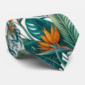 Tropischer Gartenvogel des Paradieses Krawatte (Gerollt)