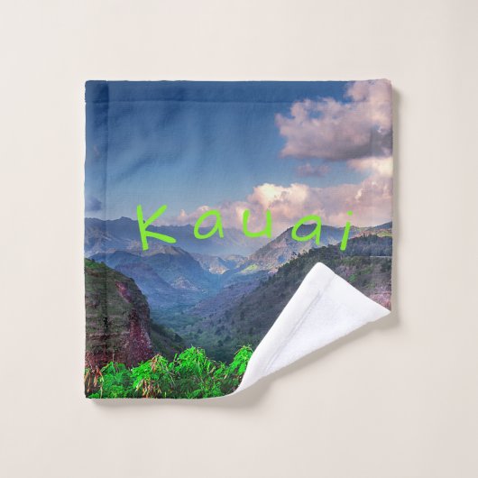 Tropischer Gebirgszug Kauais Hawaii Waschlappen (Waschlappen)
