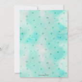 Tropischer Geburtstag | Flamingo und Punkte | Auff Einladung (Rückseite)