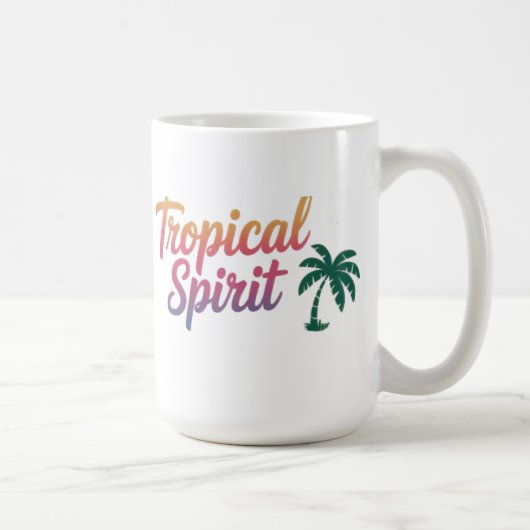 Tropischer Geist Kaffeetasse (Rechts)