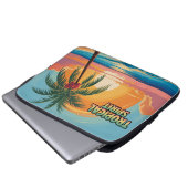 Tropischer Geist Laptopschutzhülle (Vorne Knopf)