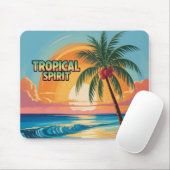 Tropischer Geist Mousepad (Mit Mouse)