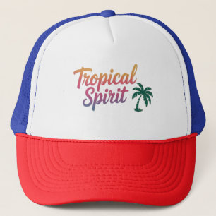 Tropischer Geist Truckerkappe
