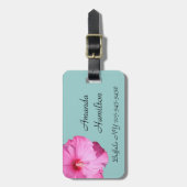 Tropischer Gepäckanhänger (Vorderseite vertikal)