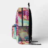 Tropischer Glamour Queen Bedruckter Rucksack (Rechts)