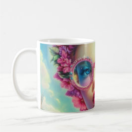 Tropischer Glamour Queen Kaffeetasse