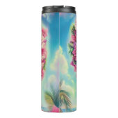 Tropischer Glamour Queen Thermosbecher (Rückseite)