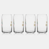 Tropischer Glitzer Shine Ananas Dosenglas (Links)