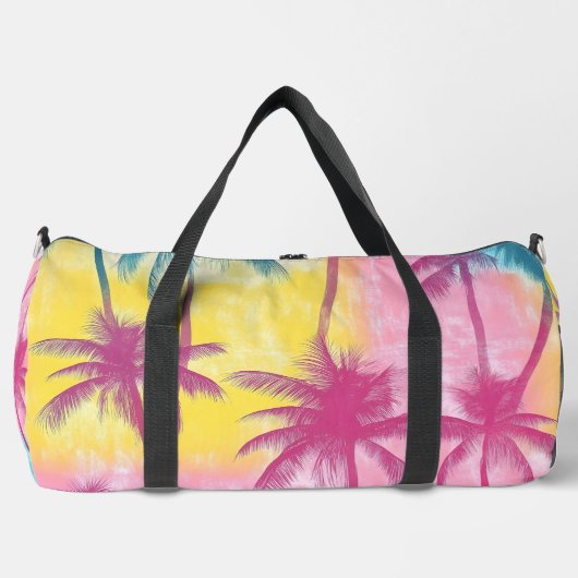 Tropischer Glow-Reise Duffle Bag (Vorderseite)
