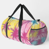 Tropischer Glow-Reise Duffle Bag (Rechte Ecke)