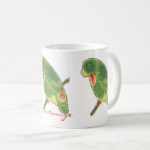 Tropischer Grünparaket Thunder_Cove Kaffeetasse (VorderseiteRechts)